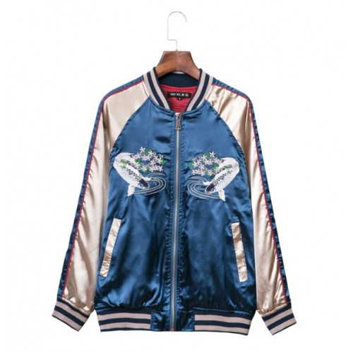 BYDI Jaqueta Bomber Bordada Carpas